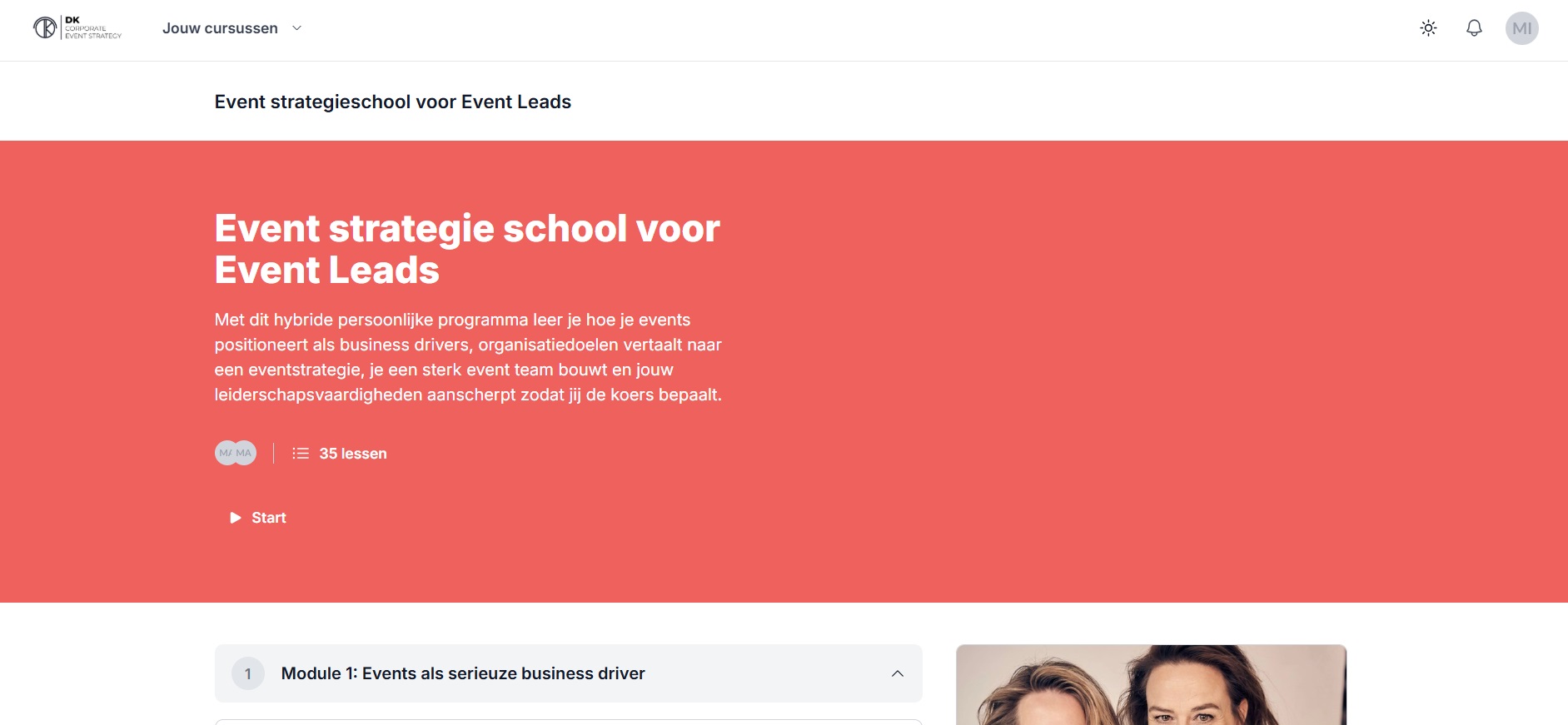 screenshot cursus 2