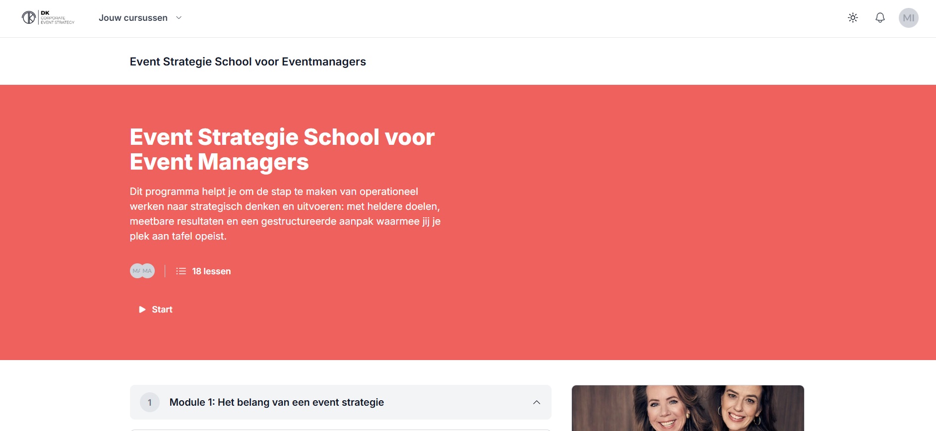 screenshot cursus